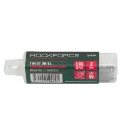 Сверло по металлу 2мм HSS(10шт), в пластиковом футляре RockForce##Rock FORCE RF-DSP20