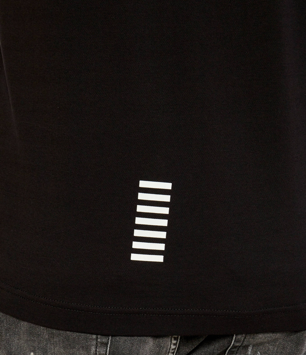 Поло EA7 - черный(8NPF16 PJVUZ)