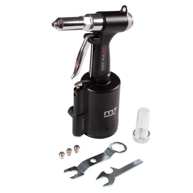 MIGHTY SEVEN (PA-203N) Пневмогидравлический заклепочник для заклепок диаметром 3,2 до 6,4 мм