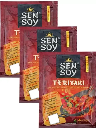 Соус для обжаривания птицы и рыбы терияки 120 г * 3 шт