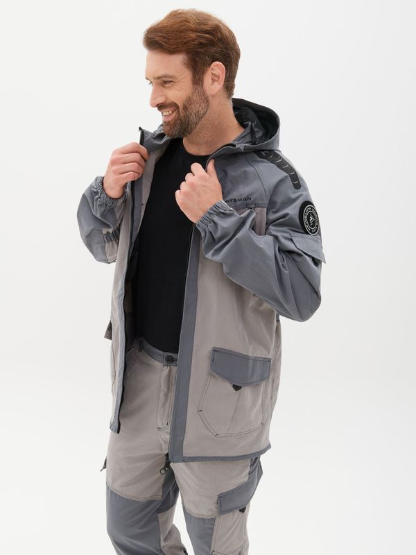 Костюм летний Горка-Люкс ткань Ravena Peach Wash цвет Серый