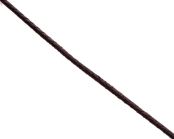Шнурок плетеный коричневый Ø 2.0 - 2.2 мм, дл. 40 см