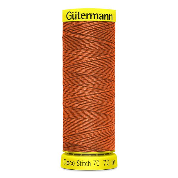 Нитки отделочные Gutermann Deco Stitch 70 (70 метров), 5 кат. | 982 св.рыжий