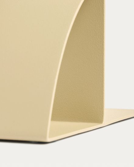 Подставка для книг Mistra бежевого цвета из железа