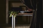 Стол обеденный - IKEA DANDERYD, 130х80 см, дубовый шпон/белый, ДАНДЭРЮД ИКЕА