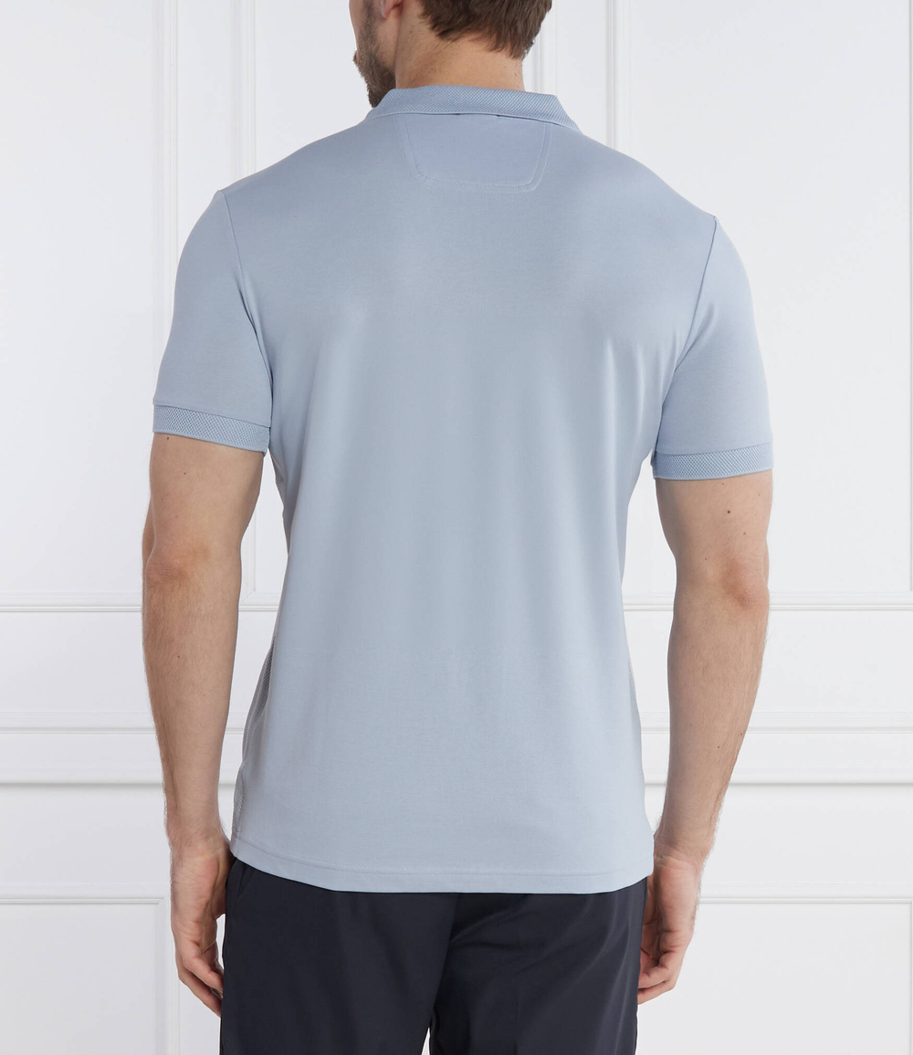 Поло Paule BOSS GREEN - голубой(50512789)