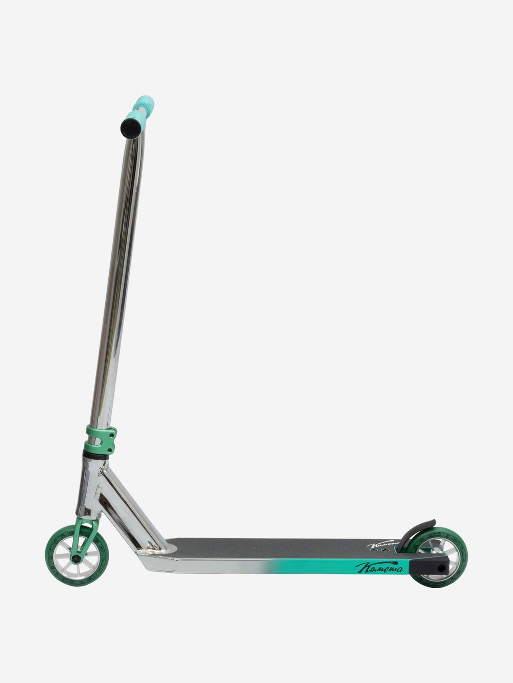 Трюковой самокат Комета Мираж серо-бирюзовый