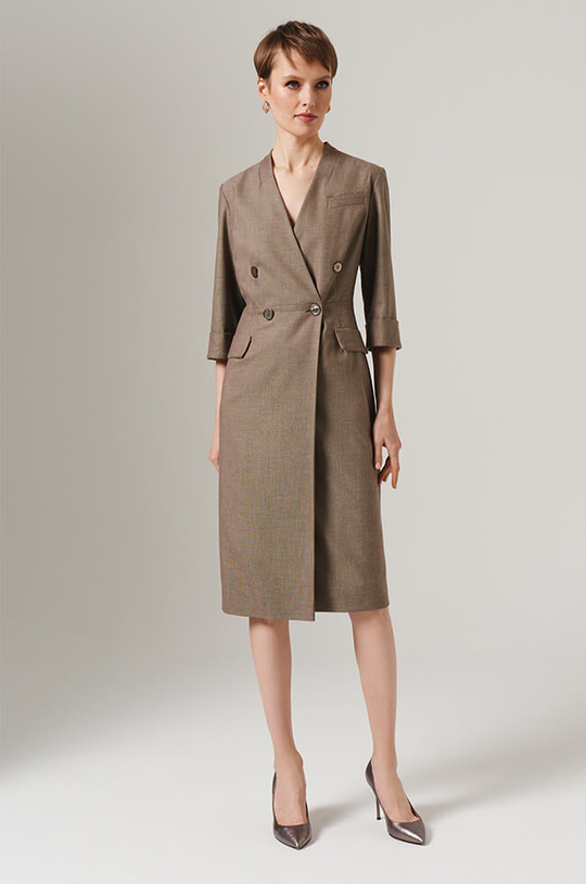 51622 Платье женское (кофейный)