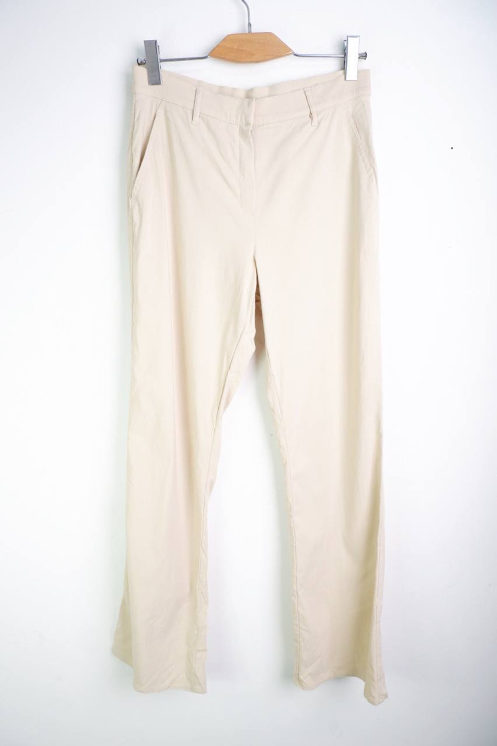 Брюки Marks&Spencer светлые, маркировка 12, визуально на 50 размер