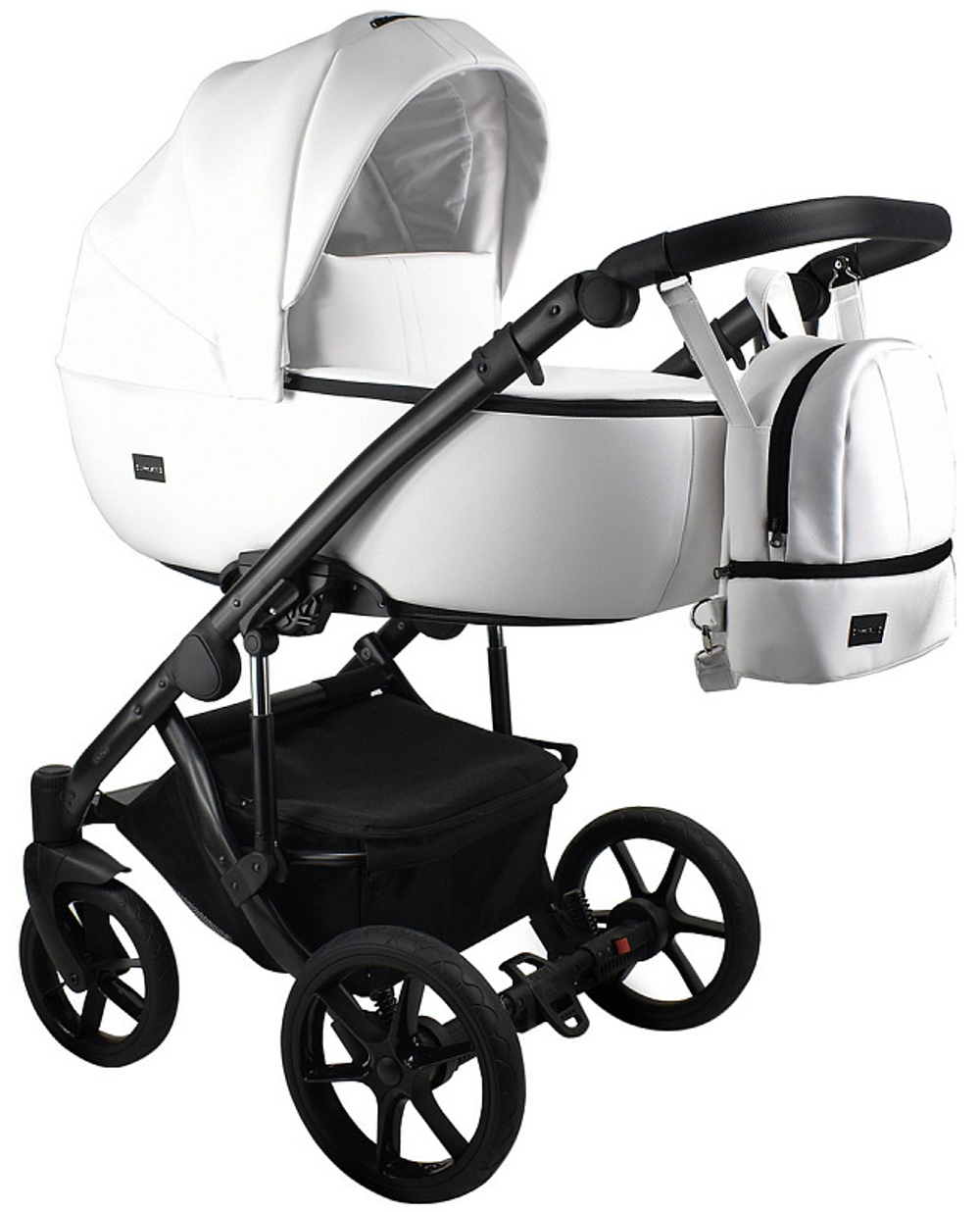 Детская коляска Bexa Air Eco 3 в 1 с автокреслом Avionaut Cosmo 04 белая кожа