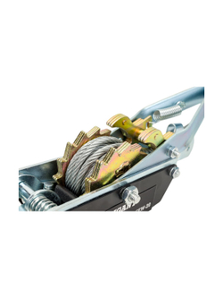 Ручная лебедка с двойным храповым механизмом Gigant 1т, Диаметр троса 11мм, длина троса 2,2м, GEW-20