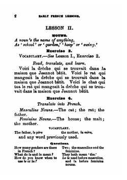 Early French Lessons | Henri Bué