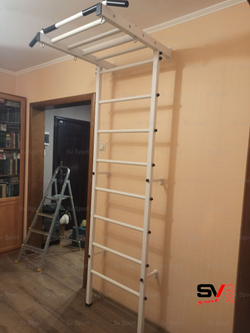 Монтаж шведской стенки Sv Sport в бетонные, кирпичные стены