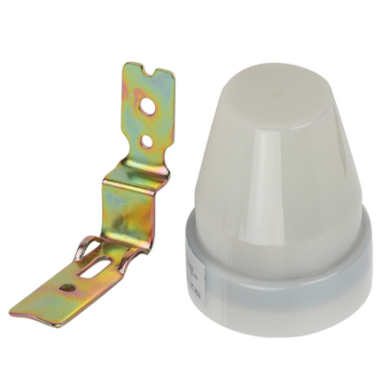 Датчик освещенности ЭРА DF 302 Фотореле серый настенный 2200 ВА IP44