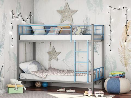 Кровать Севилья-2.01 комбо серая