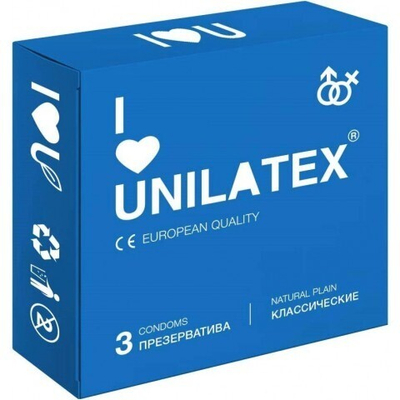 Презервативы Unilatex Natural Plain/классические, 3 шт