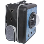 Рюкзак - переноска для животных «СТИЛЬНЫЙ БРО», цвет синий, 32*17*42/до13кг (Пакет и Лейбл)