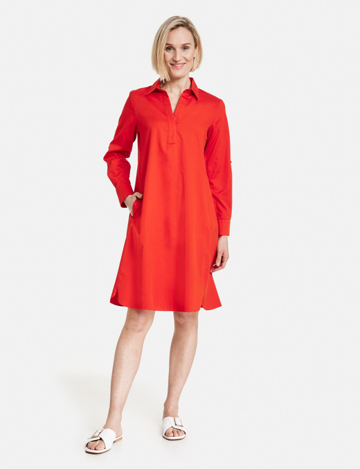 Платье-рубашка из хлопка