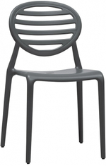 Стул пластиковый Scab Design Top Gio, антрацит