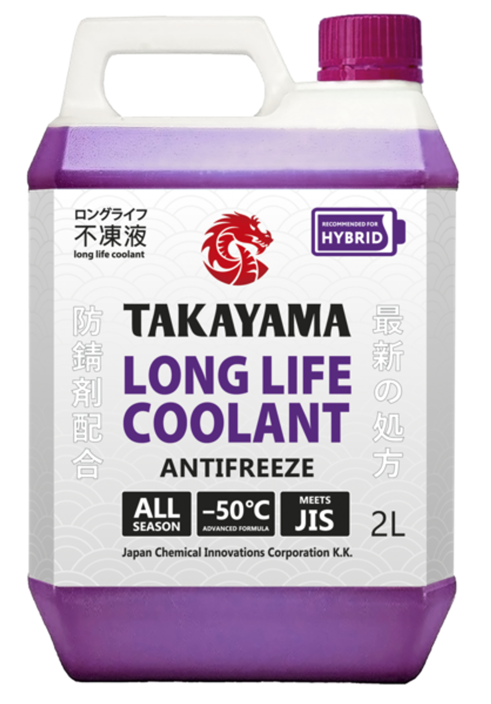 Антифриз Takayama Long Life Coolant Hybrid -50C 2 кг
