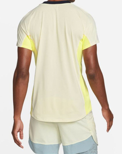 Мужское теннисное поло Nike Court Dri-Fit Slam Tennis Polo M - желтый