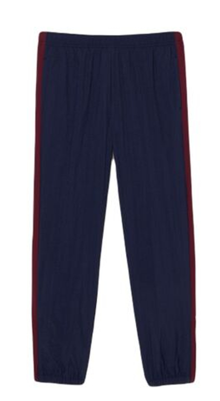 Детские теннисные брюки Lacoste Unisex Colorblock Sweatpants - navy blue