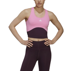 Женская теннисная майка adidas High Intensity Cropped Tank Top Women - Pink