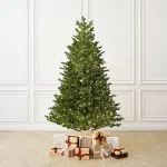 Елка с гирляндой встроенной 2в1 «Meribel» (Литая хвоя) 240 см / 2,4 м