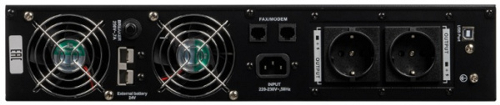 Источник бесперебойного питания RAPAN-UPS 2000-RACK-IN-4X9