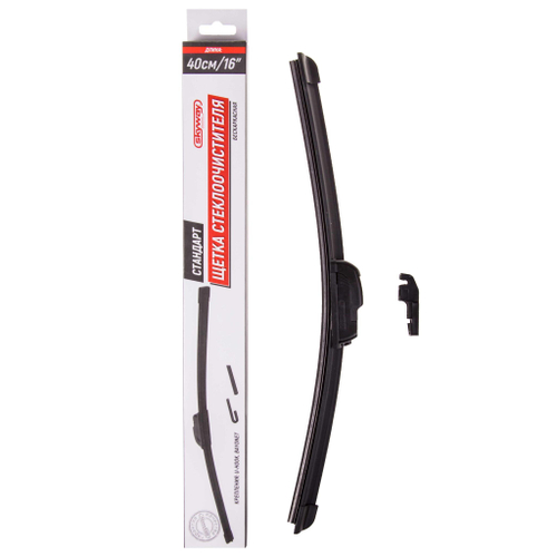Щетка стеклоочистителя бескаркасная Skyway стандарт 16"/400мм