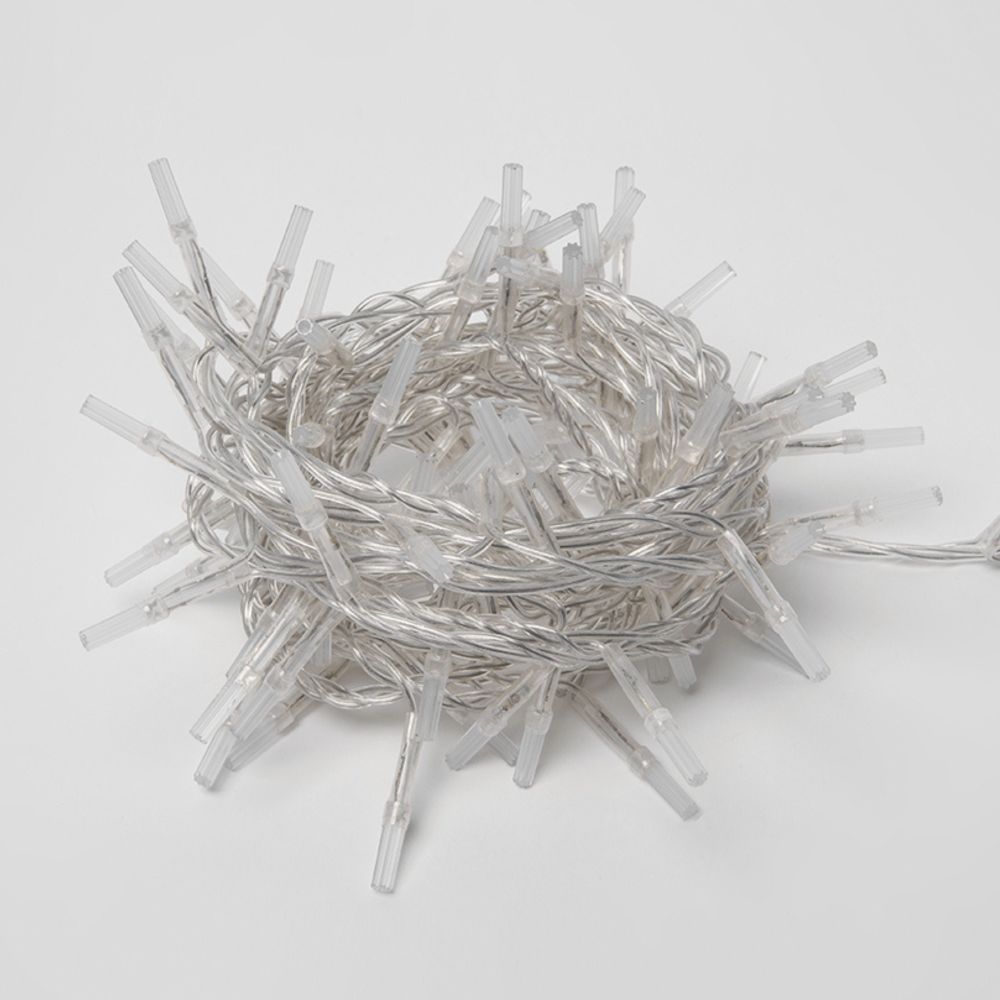 ULD-S0500-100-DTA MULTI IP20 CRYSTAL Гирлянда светодиодная. 5м. 100 светодиодов. Разноцветный свет. Провод прозрачный. TM Uniel.