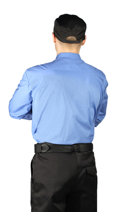 Рубашка охранника взаправку с длинным рукавом