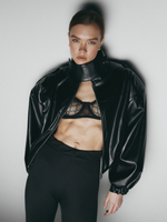 Бомбер утепленный `Пульс`, цвет чёрный