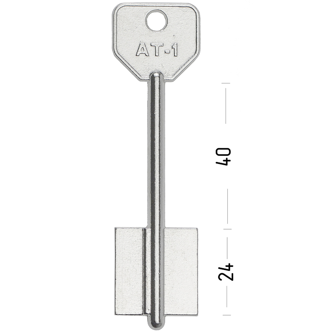 Заготовка сувальдного ключа 10694 ATR1D AT-1 ATR-2G 5AT1 2AT1