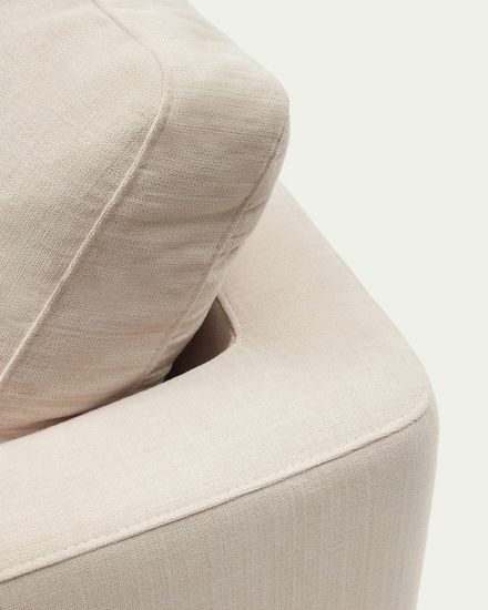 Gala 4-местный диван с левым шезлонгом бежевый 300 см