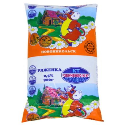 Ряженка Зенченко 2,5% 1 л