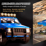 Радиоуправляемая машина джип MN MODEL CHEROKEE (синий) RTR 4WD масштаб 1:12 2.4G - MN-78 BLUE