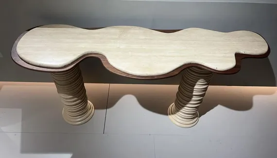 Консоль 4774, 149х75 см, мрамор, травертин