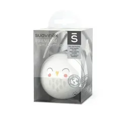 Футляр для двух сосок Suavinex Owl с ручкой для подвешивания Бежевый