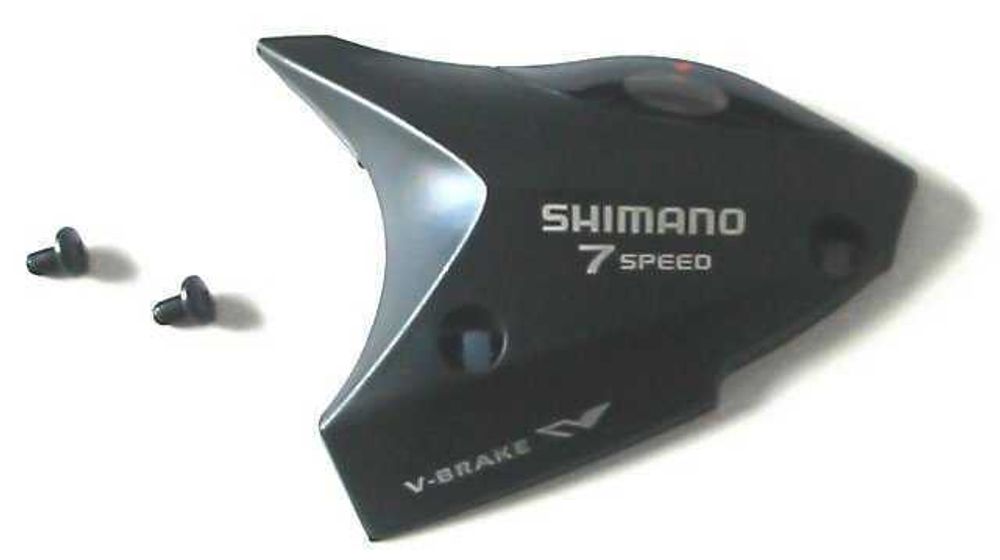 Крышка моноблока Shimano ST-EF51(под 2 пальц) для 7ск с креп винт(M3x5)2шт., цв. черный