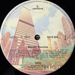 Виниловая пластинка 10cc ‎– Bloody Tourists LP