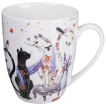 Кружка 430мл "Лавандовые коты, 425-164