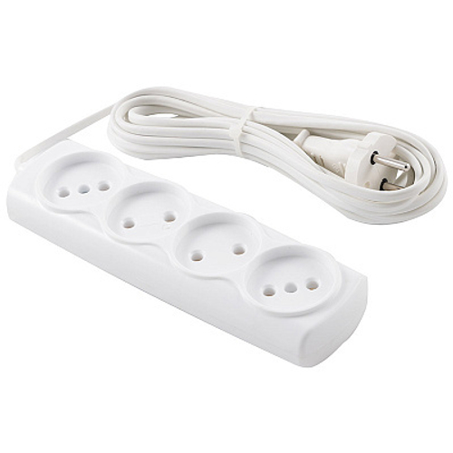 Удлинитель Engy "Эконом" 5м/4роз (ШВВП 2х0.75)