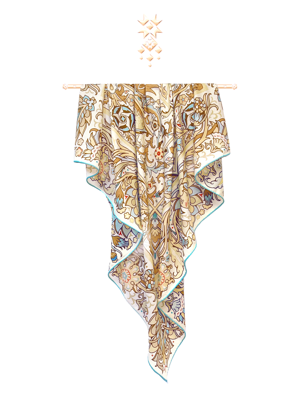 Шаль «Арабески» 100% шерсть