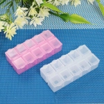 Таблетница - органайзер 10 ячеек «VOSTOKDOM», микс два цвета, 8.5*4*2см