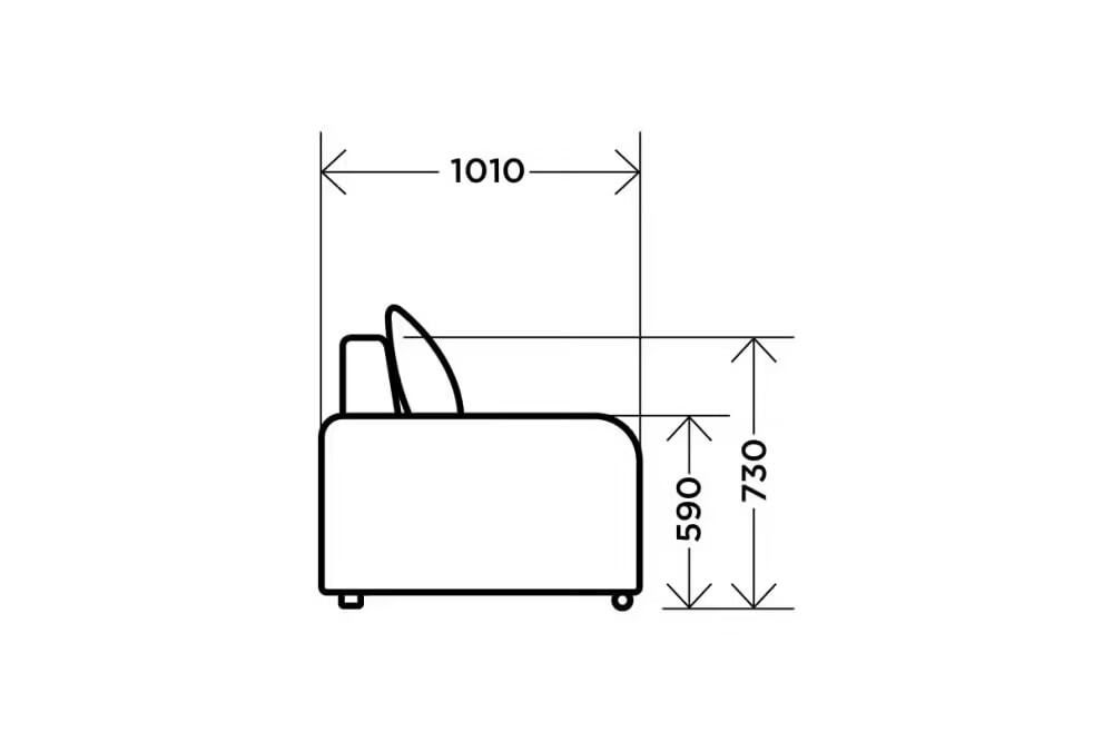 Диван "Августин-2" (Antonio java), 2 категория), Комфорт-S