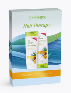 ПОДАРОЧНЫЙ НАБОР SYNERGETIC HAIR THERAPY ОБЪЕМ И ГУСТОТА ВОЛОС ШАМПУНЬ 400МЛ + БАЛЬЗАМ ДЛЯ ВОЛОС 400