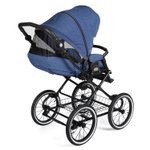 Коляска Noordline Nicole Classic Black 2 в 1 (Blue)