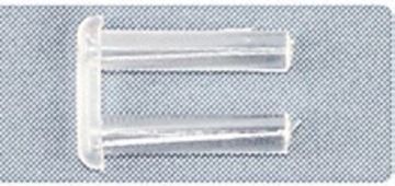 Втулка пластиковая для оправы  "Силуэт" сквозная (D=1.4 soft) 7mm (1157.11) 100 шт.