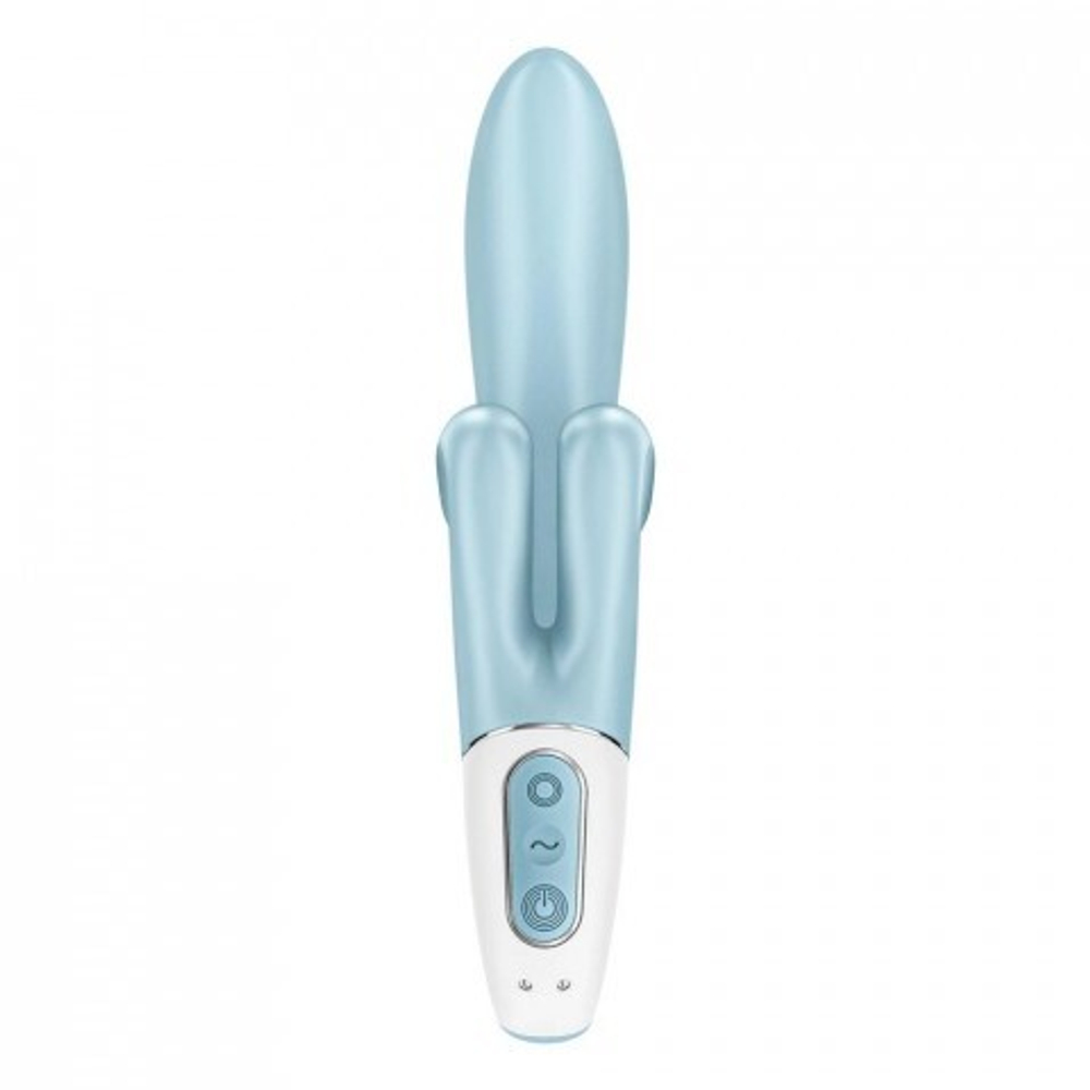 Вибратор-кролик Satisfyer Touch me голубой